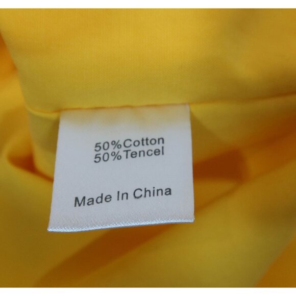 TUCKERNUCK Summer In St Tropez Celeste Caftan Dress M/L Yellow White Resort - Picture 6 of 13